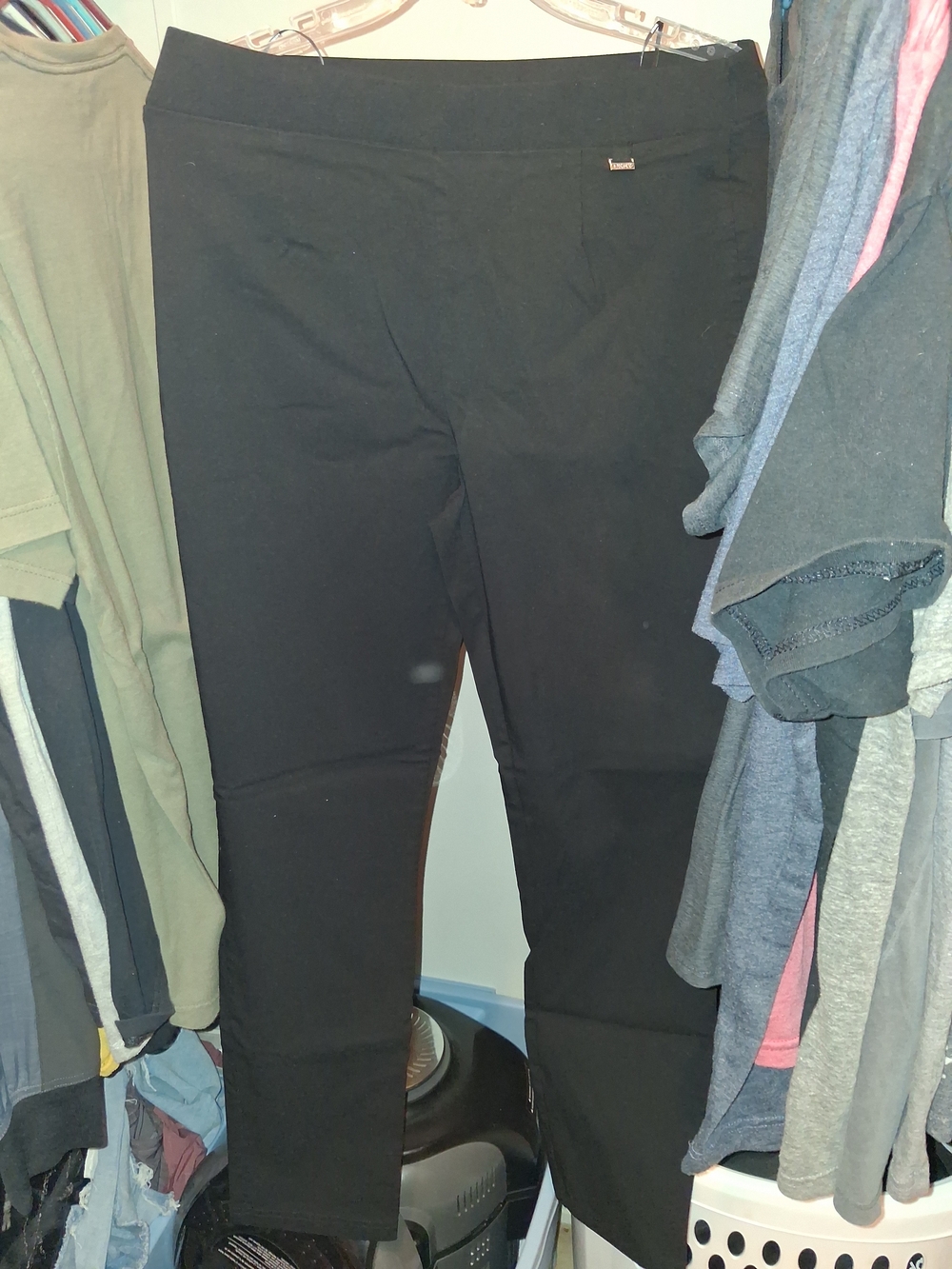 DKNY Black Girls' Stretch Leggings
